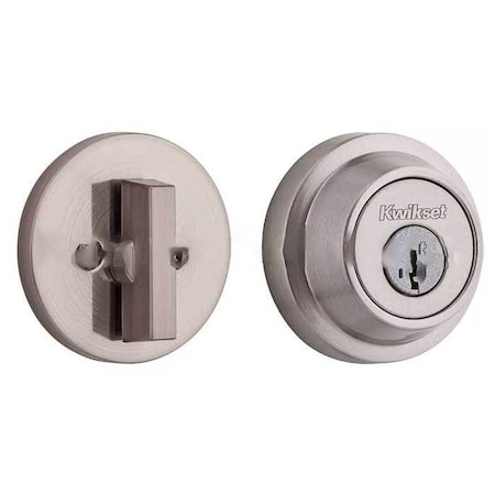 Kwikset 660 RDT Contemporary Single Cylinder Deadbolt 660RDT-15-SMT-RCAL-RCS